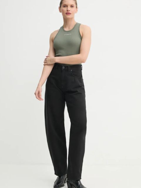 Pinko jeansy damskie high waist 103180 A2HD