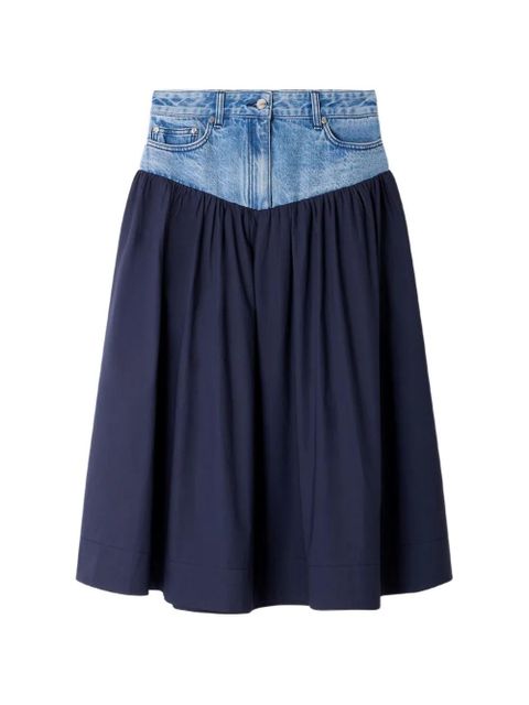 SANDRO flared midi skirt - Blue - zdjęcie produktu nr 1