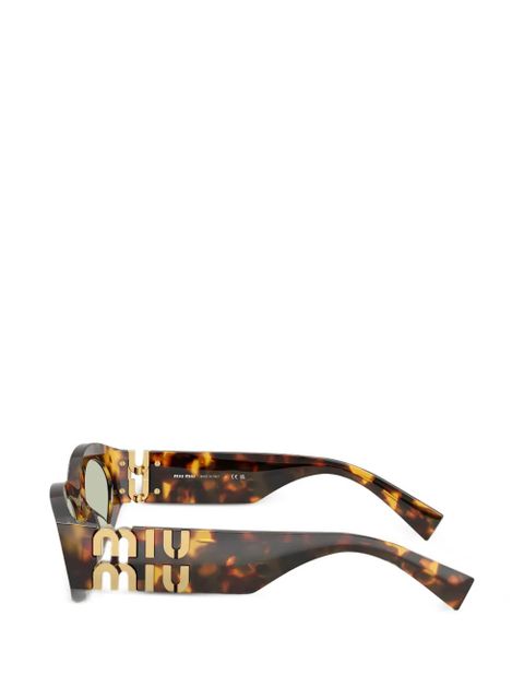 Miu Miu Eyewear oval-frame sunglasses - Brown