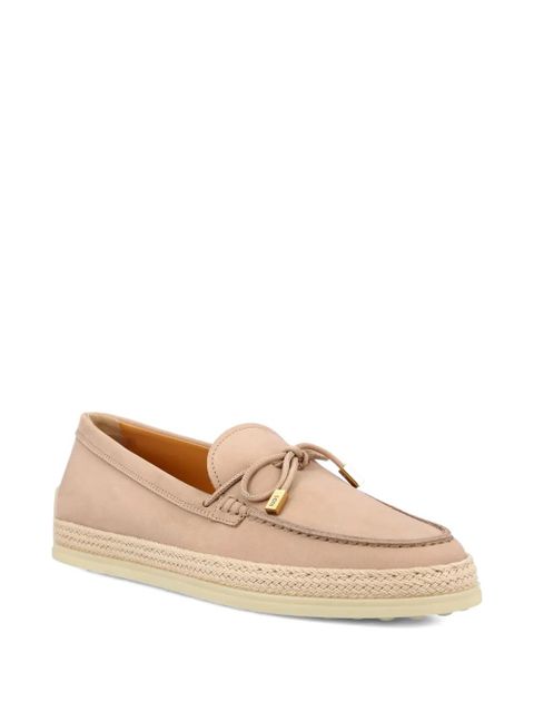 Tod's bow-detail loafers - Neutrals