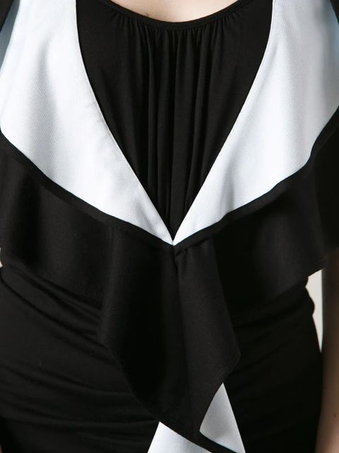 Givenchy ruffle front dress - Black
