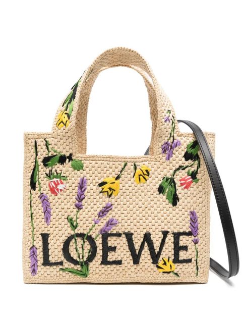 LOEWE small Loewe Font tote bag - Neutrals - zdjęcie produktu nr 1