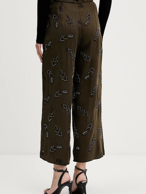 Pedro del Hierro spodnie damskie proste high waist 7602518