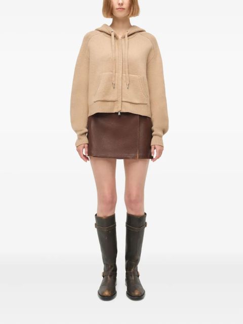 Simkhai zip-front hoodie - Brown - zdjęcie produktu nr 2