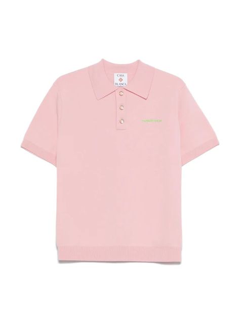 Casablanca double-face polo top - Pink - zdjęcie produktu nr 1