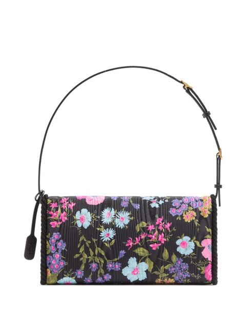 Valentino Garavani small DeVain Papier Floral shoulder bag - Black