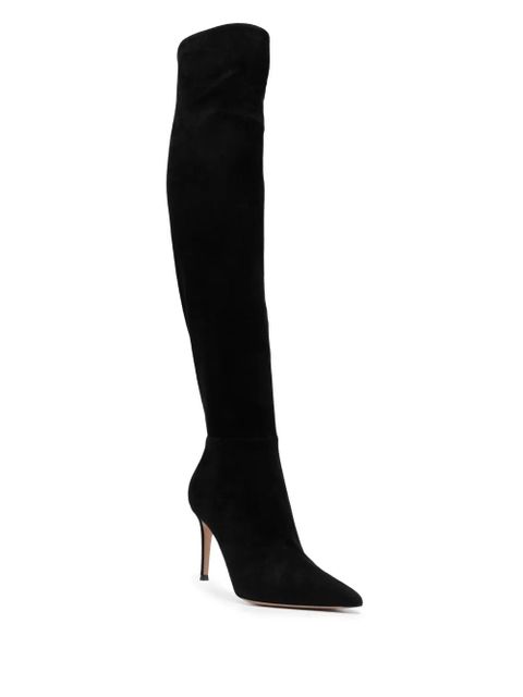 Gianvito Rossi Cuissarde 90mm knee-length boots - Black - zdjęcie produktu nr 2
