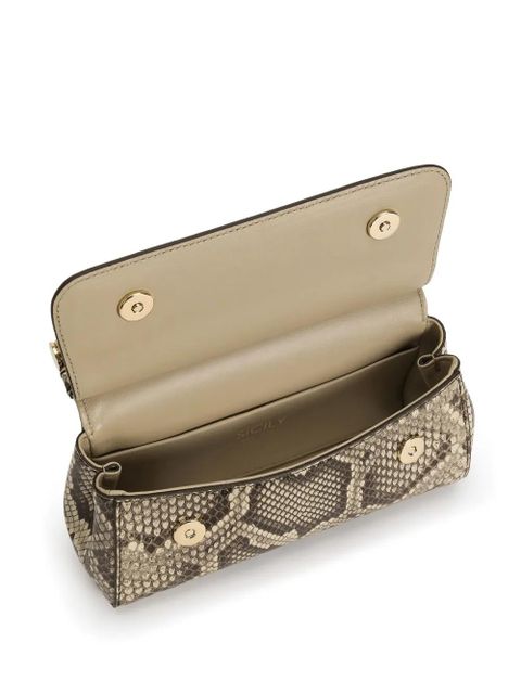 Dolce & Gabbana small Sicily leather tote bag - Neutrals - zdjęcie produktu nr 2
