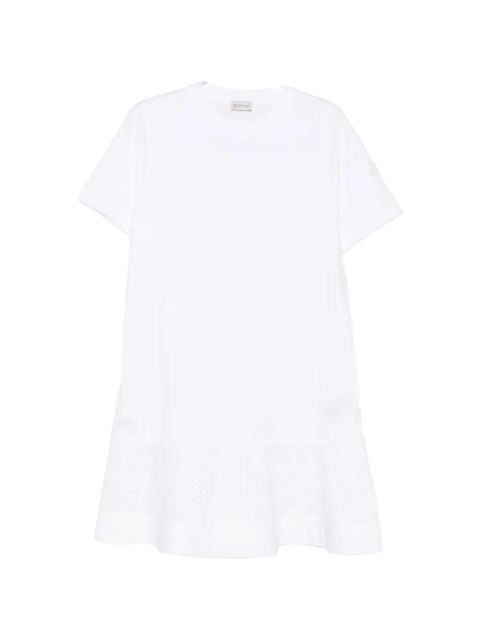 Moncler ruffled-hem mini dress - White - zdjęcie produktu nr 1