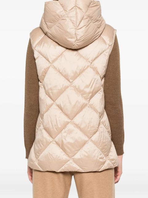Max Mara hooded quilted gilet - Neutrals - zdjęcie produktu nr 2