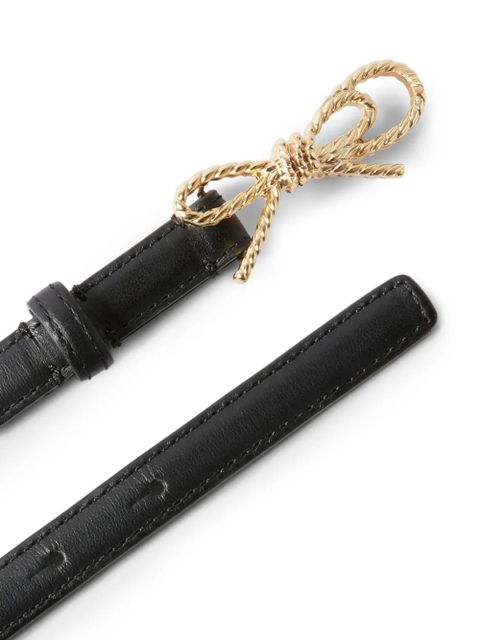 Claudie Pierlot bow buckle belt - Black