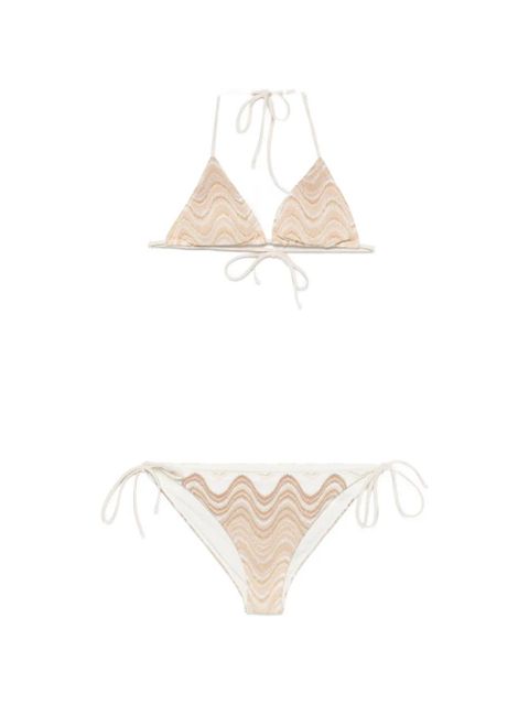 MC2 Saint Barth Levyne tie-fastening bikini - Neutrals - zdjęcie produktu nr 1