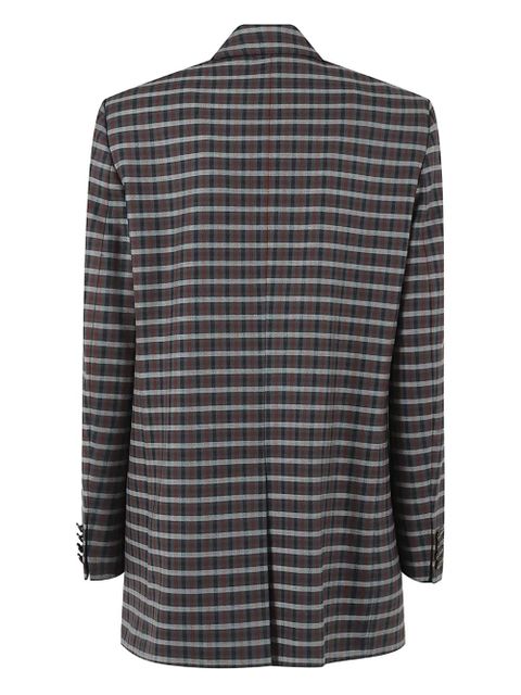 ETRO checked double-breasted jacket - Grey - zdjęcie produktu nr 2
