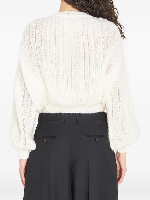 LOEWE balloon-sleeve sweater - Neutrals