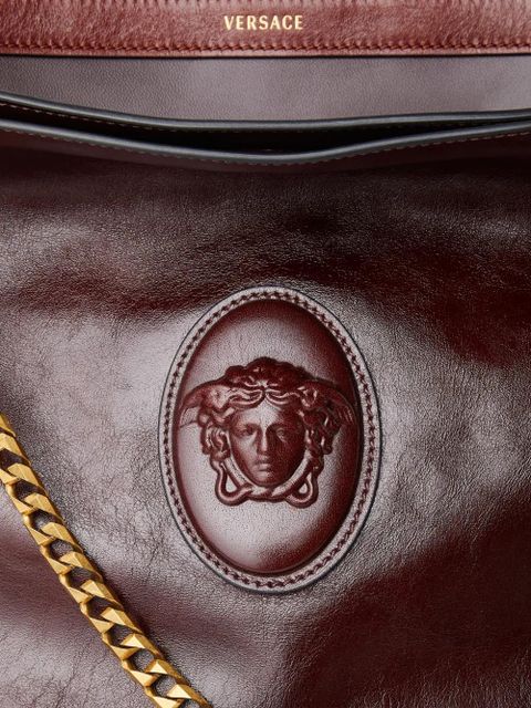 Versace Medusa chain shoulder bag - Brown