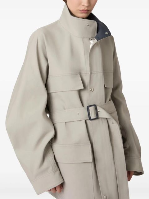 Tod's single-breasted coat - Grey
