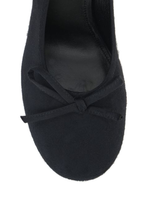 Balenciaga 70mm Leopold worn-out satin pumps - Black