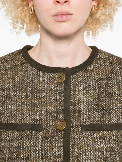 Golden Goose tweed-pocketed jacket - Brown - zdjęcie produktu nr 2