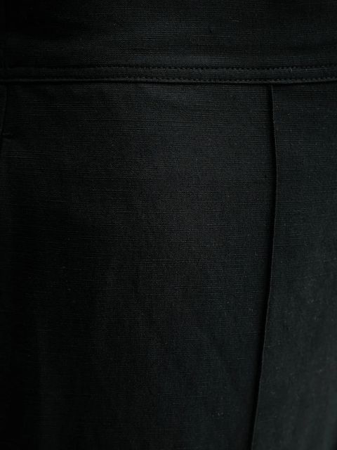 Samsoe Samsoe spodnie z domieszką lnu SAHANI