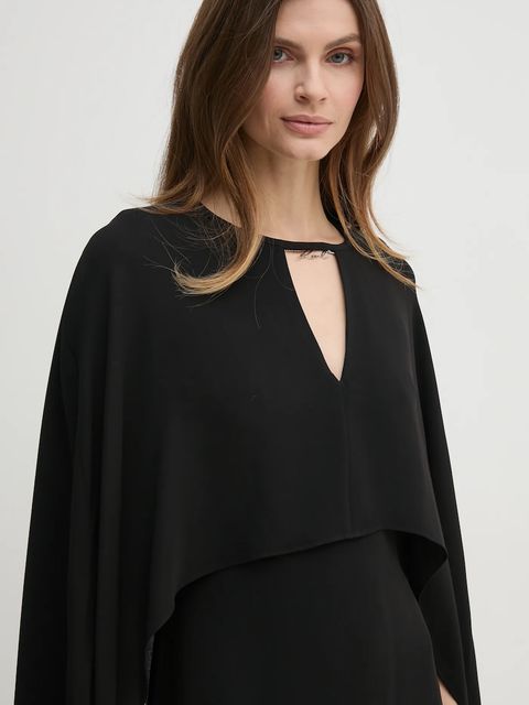 Karl Lagerfeld sukienka kolor czarny mini prosta A1W13022