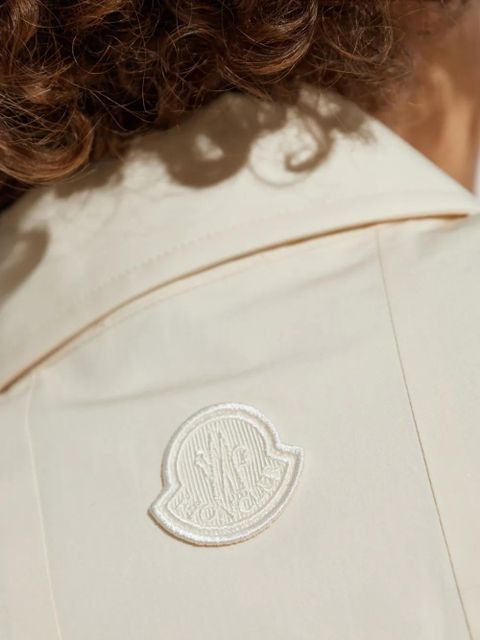 Moncler cotton mini dress - White