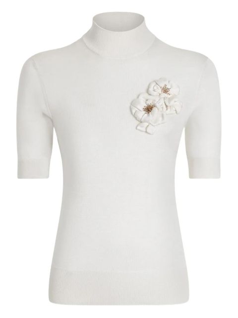 Dolce & Gabbana silk knitted top - White - zdjęcie produktu nr 1