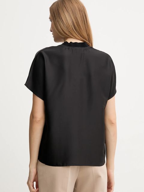 Joseph Ribkoff bluzka damska kolor czarny gładka 253921