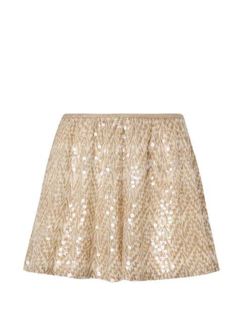 Missoni sequin-embellished mini skirt - Neutrals - zdjęcie produktu nr 1