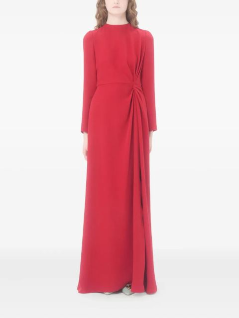 Valentino Garavani Cady Couture ruched maxi dress - Red - zdjęcie produktu nr 2