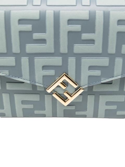 FENDI FF Diamonds clutch - Blue