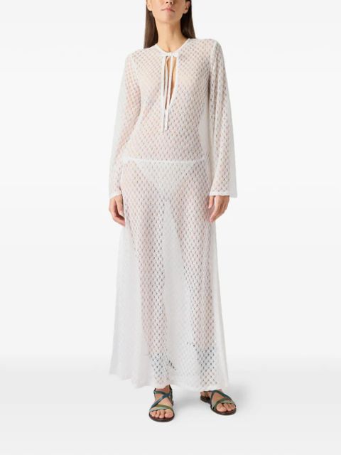 Missoni spiderweb-motif beach dress - White - zdjęcie produktu nr 2