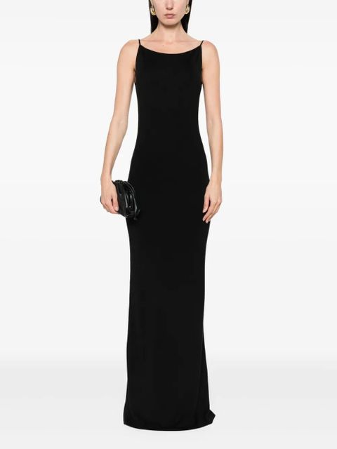 Aya Muse Lyr maxi dress - Black