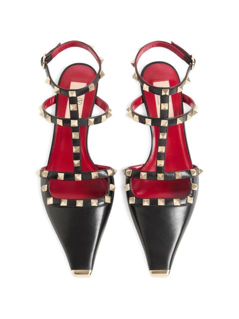 Valentino Garavani Rockstud kidskin pumps 40mm - Black