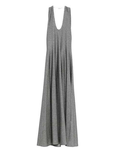 KHAITE Melina midi dress - Grey
