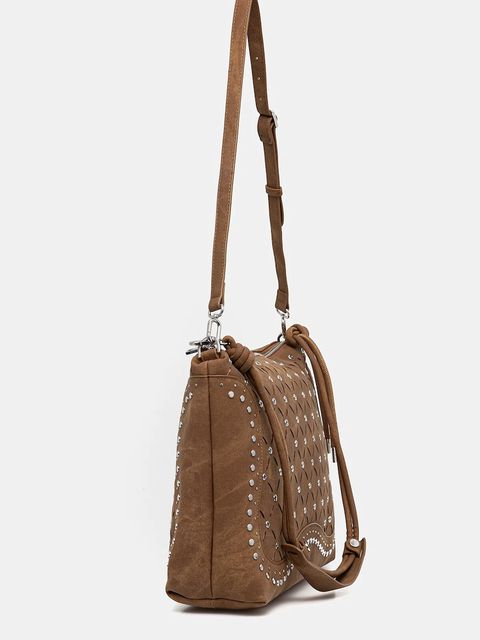 Desigual torebka YANKEE LEIRIA MINI CA kolor brązowy 25WAXPB5 - zdjęcie produktu nr 2