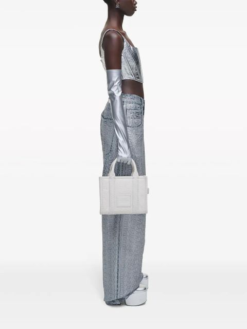 Marc Jacobs The Small monogram leather tote bag - White