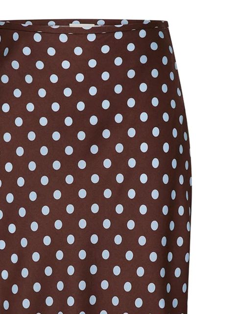 Posse polka dot-pattern midi skirt - Brown - zdjęcie produktu nr 2