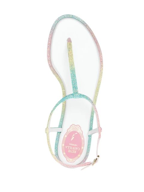 René Caovilla Diana Burano flat sandals - Green