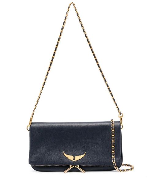 Zadig&Voltaire Rock leather crossbody bag - Blue - zdjęcie produktu nr 1