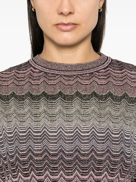 Missoni zigzag-woven sweater - Black
