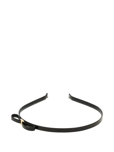 Ferragamo mini-bow headband - Black - zdjęcie produktu nr 2