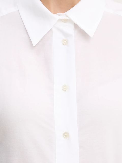 Marella koszula damska kolor biały regular z kołnierzykiem klasycznym 2523116022200