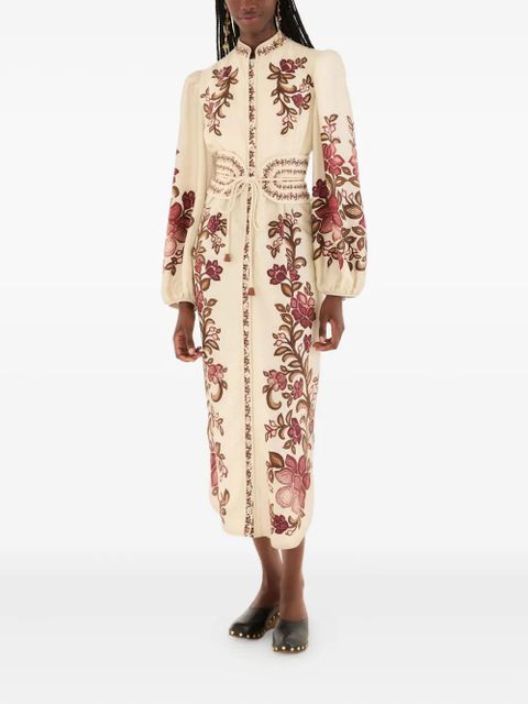 FARM Rio Renata floral dress - Neutrals - zdjęcie produktu nr 2