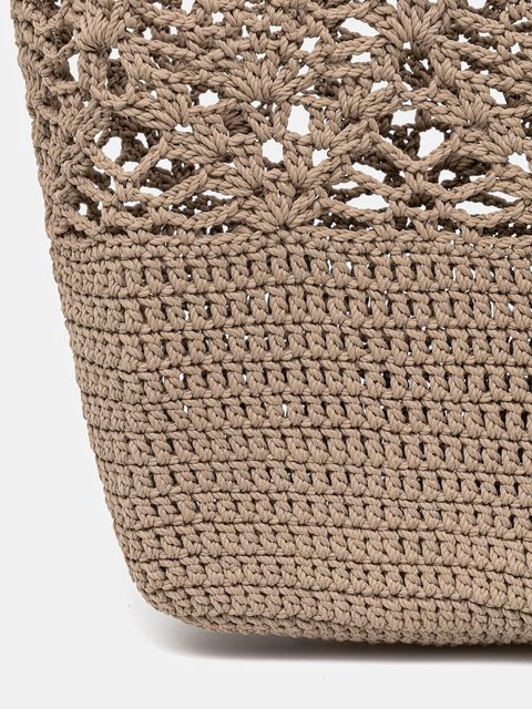 Answear.LAB kosz plażowy kolor brązowy - zdjęcie produktu nr 2