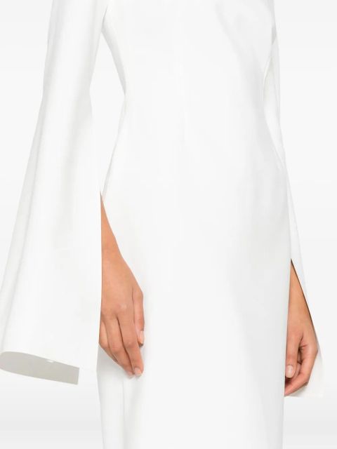 Solace London The Josefine long-sleeve maxi dress - White