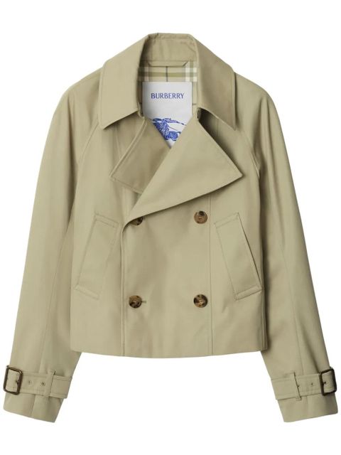 Burberry double-breasted trench jacket - Neutrals - zdjęcie produktu nr 1