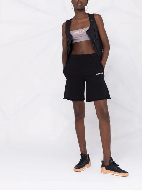 ROTATE BIRGER CHRISTENSEN logo-print bra top - Grey