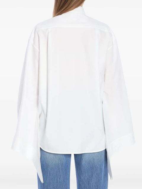 Balenciaga tied-cuff shirt - White
