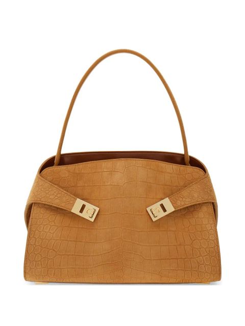 Ferragamo Hug soft shoulder bag (M) - Neutrals - zdjęcie produktu nr 1