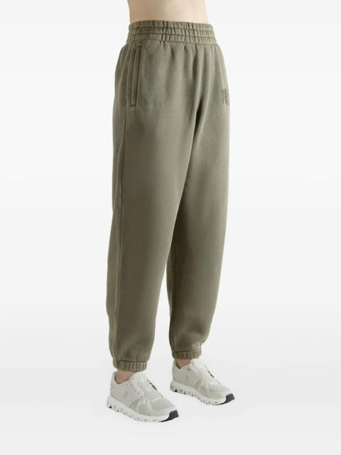 Alexander Wang logo-patch track pants - Green